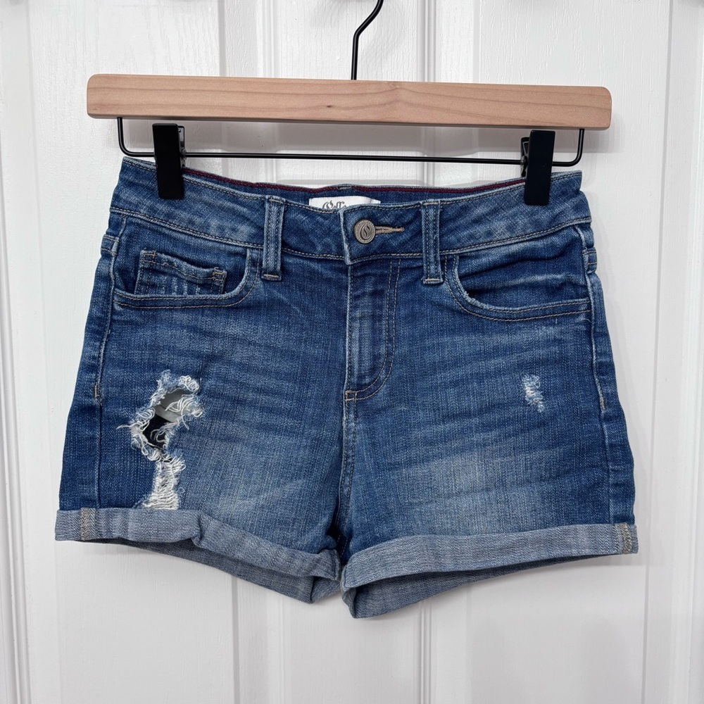 Blue Distressed Denim Shorts | Cello Jeans Size S